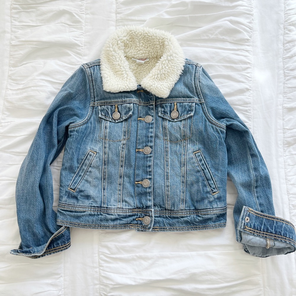 Girl’s Sherpa Lined Jean Jacket